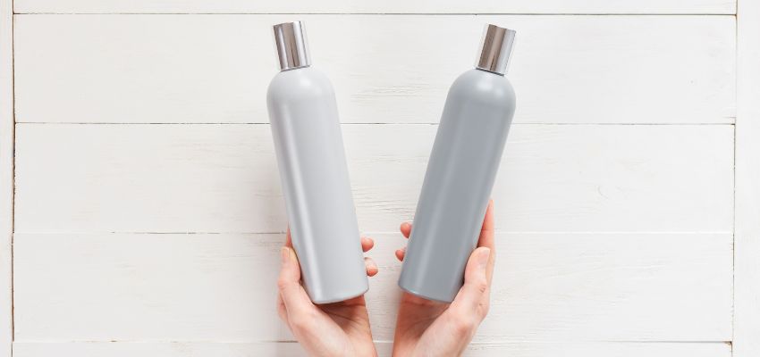 A hair care product that has silicon ingredients.